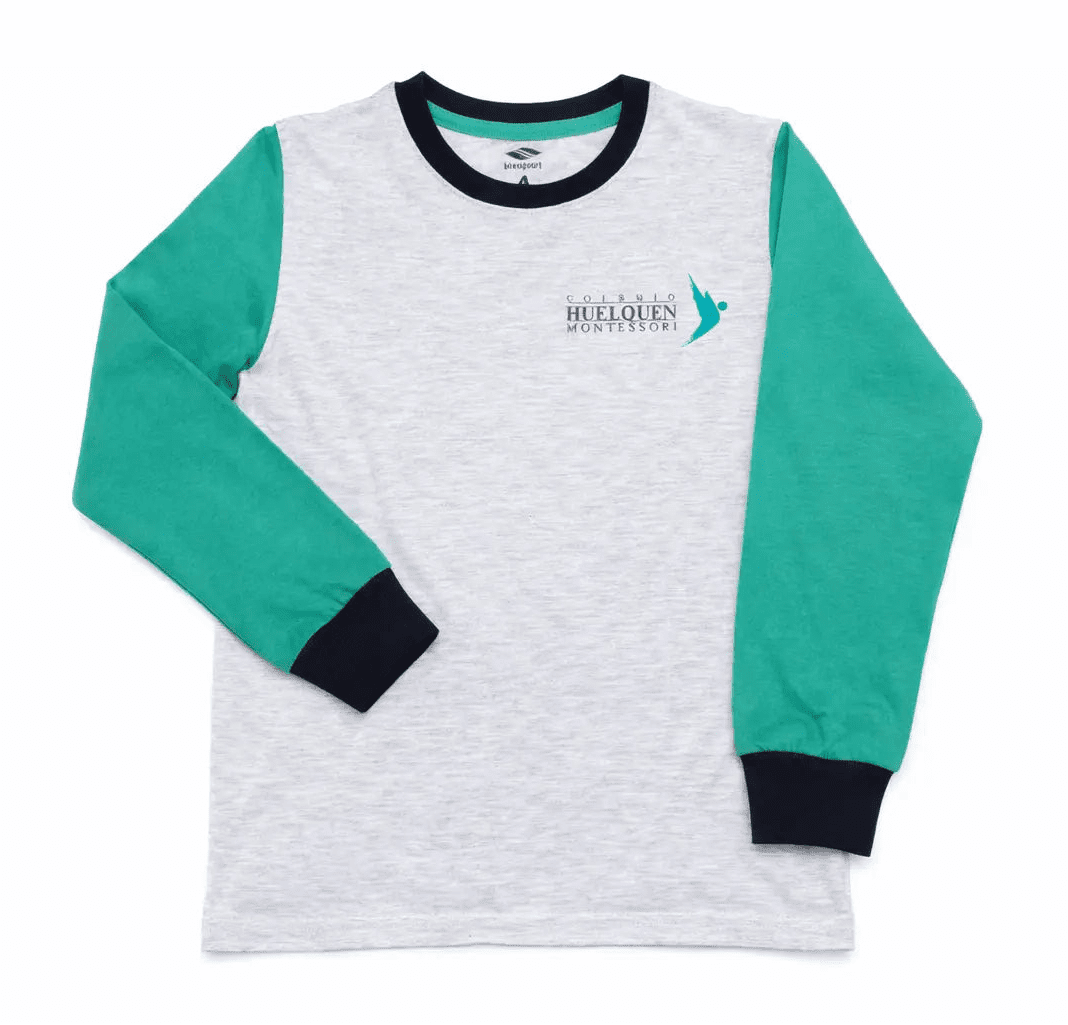 Polera manga larga Niña - Blasport | Uniformes Colegio Huelquén
